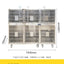 304 stainless steel dog cage multi-layer pet display cabinet display cage pet store foster cage pet hospital inpatient cag