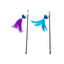 Cat Toy Cat Teaser Sticks Black Pole Plastic Bell Ball Cat Teaser Stick Model Cat Teaser Stick With Built-in Cat Toy