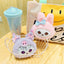 Anime Sanrio Plush Toy Cute Hello Kitty Felinae Keychain Kawaii Cinnamoroll Cat Plush Wallet Melody Cos School Bag Pendant Gifts
