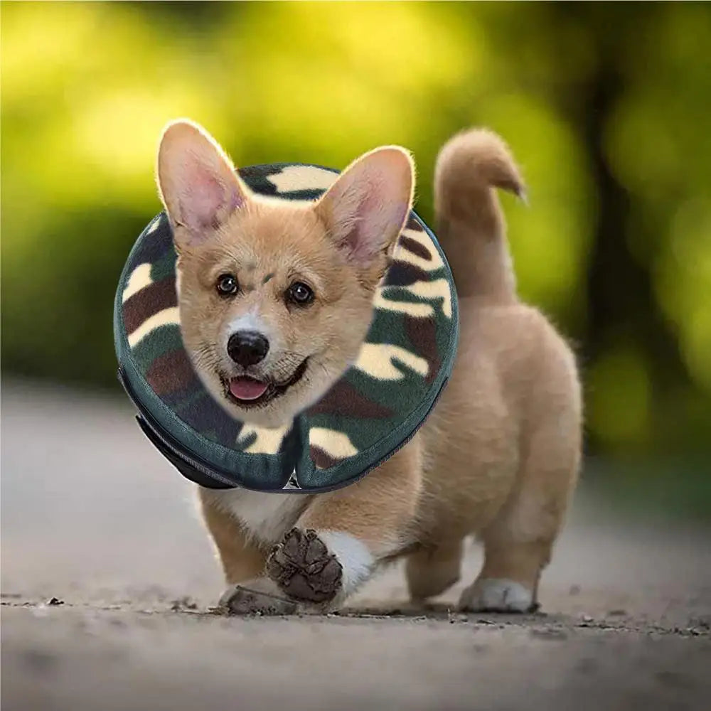 Inflatable Dog Collar Soft Cones For Dogs Adjustable Inflatable Collar For Dogs And Cats Soft Pet Operation Recovery Collar Does