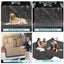 UXCELL Dog Car Back Seat Cover Casual Solid Dog Mats Cover Waterproof Dog Hammock for Car SUV Trunk Mat with Side Flaps
