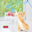 Cat Teaser Wand Kitten Stick Toy Cat Fishing Pole Toy Cat Teaser Toy With Bell And Chrysanthemum Pendant Promotes Cat Exercise