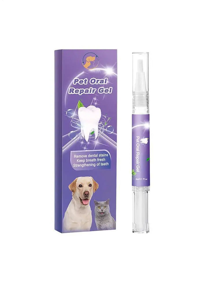 Pet Oral Gel Pet Oral Repair Gel Cleaning Dog Cat Teeth Natural Teeth Cleaning Tools Dental Stain Cleaning Pen Care Cleaner