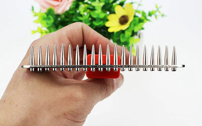 Dog Rake Deshedding Dematting Brush Comb Undercoat Rake for Dogs Cats Short Long Hair Pet Brushes Shedding with Double Row Pins