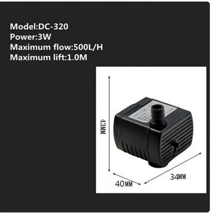 Water Pump Pet Cat Water Fountain Anti-dry Burning Motor Replacement for Cat Flowers Drinking Bowl Water Dispenser Pet Products