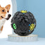 1PC Black Molars Bite Sound Toy Leaky Food Ball Dog Suitable for Large, Medium and Small Dogs Educational Toy Ball