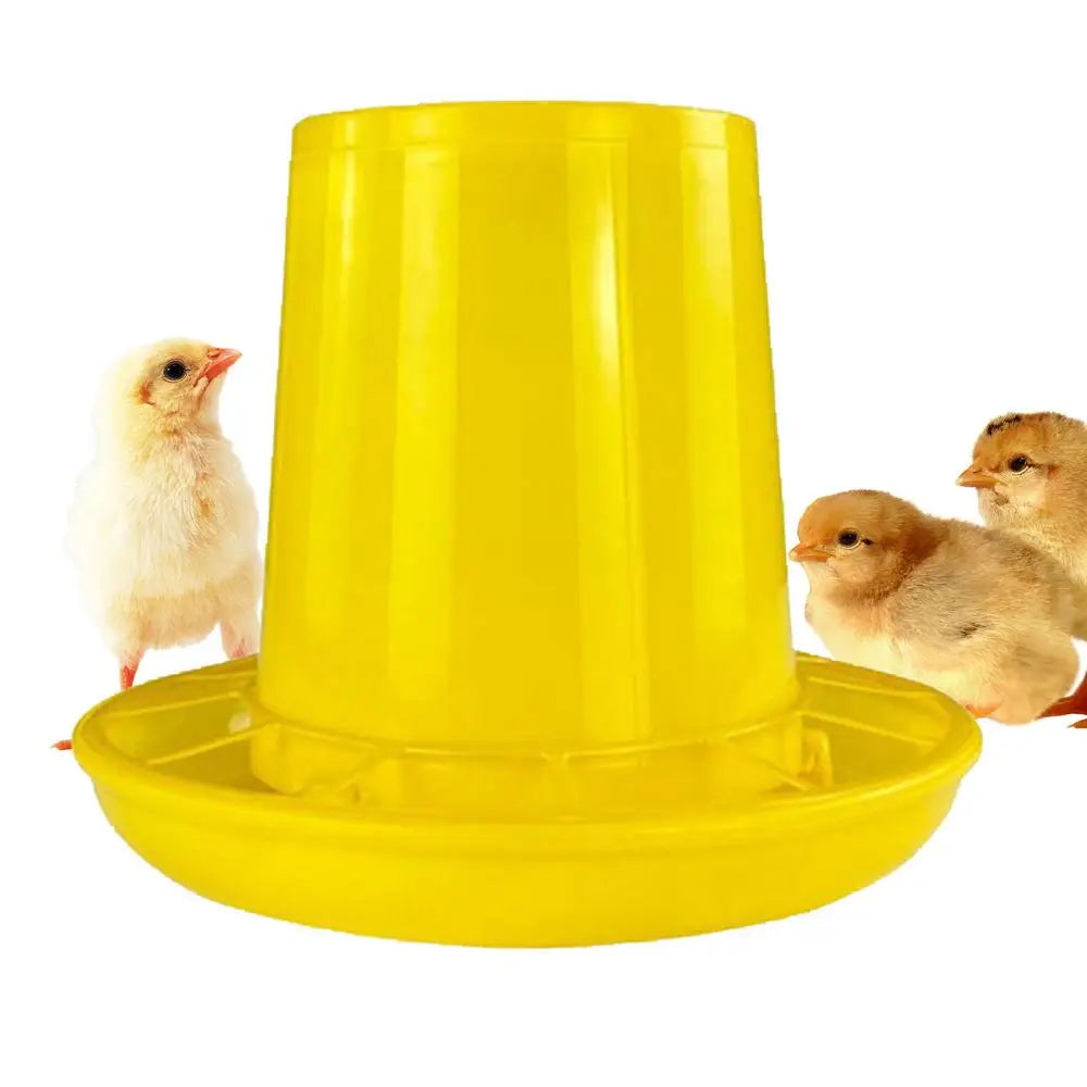 Chicken Feeder Baby Chick Feeder Poultry Feeder with Large Capacity Automatic Chicken Food Dispenser Picnic Table Feeder
