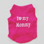 Small Dog Clothes Soft Cotton Puppy Shirt Classic Daddy Mommy Printed T-shirt Pet Vest Clothing for Cats Chihuahua Dog Apparel