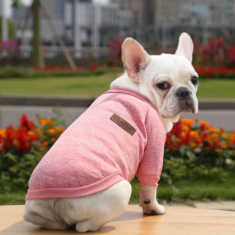 Pet Dog Clothes Knitwear Dog Sweater Soft Thickening Warm Pup Dogs Shirt Winter Puppy Sweater for Dogs Casual Pet Cat Clothing
