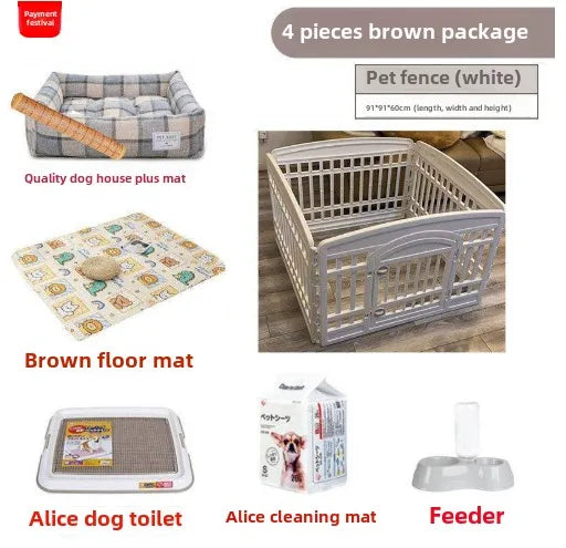 Pet Fence Easy To Assemble and Store Heightened with Free Gift  Pet Protection Fence