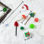 Cat Toy Cat Teaser Sticks Christmas Cat Toy Set New Product Cat Fun Stick Bell Ball Fun Interactive Pet Supplies