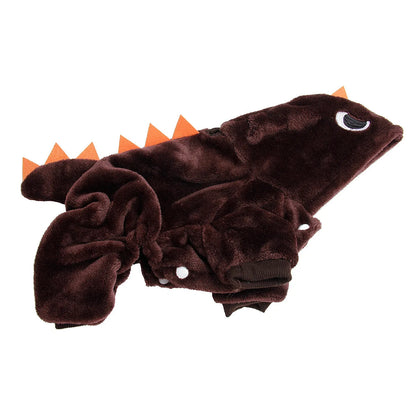 Winter Jacket For Dog Small Dog Coat Dinosaur Dogs Costume Christmas Outfit For Pet Medium Dogs Clothes Chihuahua Puppy Sweater