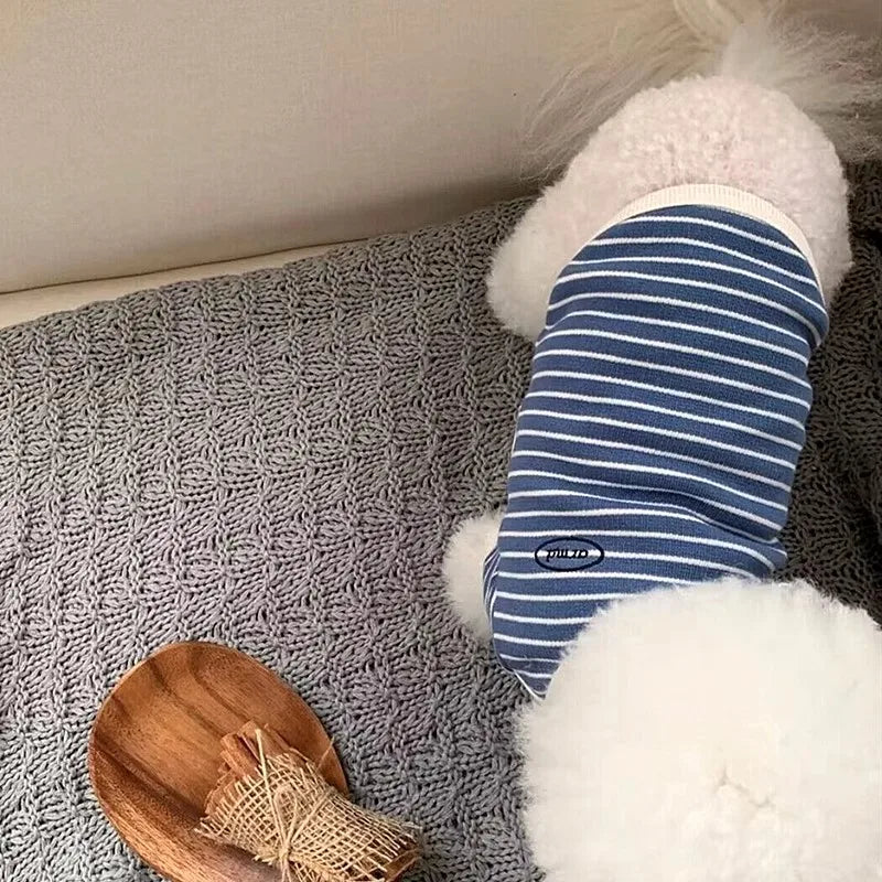 Dog Clothes for Small Dogs Cotton Dog Vest All Seasons Soft Dog Undershirt Chihuahua Bichon Costume Puppy Hoodie Dog T-Shirt
