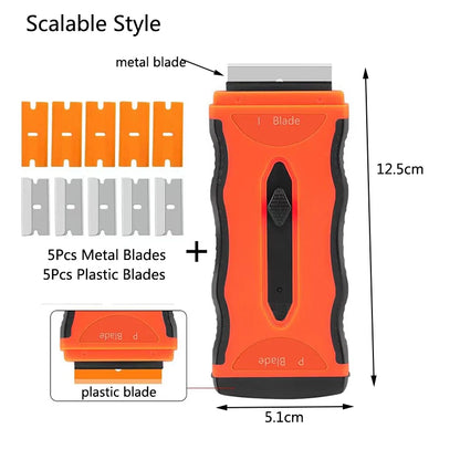 Plastic/Metal Aquarium Algae Remover Scraper for Car Window Vinyl Film Sticker Cleaning Glass Ceramic Dust Dirty Remover Tool