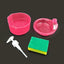 Kitchen Integrated Dishwashing Liquid Dish Towel Storage Press Box Soap Box Dishwashing Pot Soap Dispenser Storage Neat