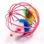 1pc Cat Toy Stick Feather Wand With Bell Mouse Cage Toys Plastic Artificial Colorful Cat Teaser Toy Pet Supplies Random Color