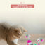 Pet Durable Colorful Feather Mimi Favorite Fur Mouse Tumbler Kitten Cat Toys Play Balls For Catch Cats Supplies 2PCS