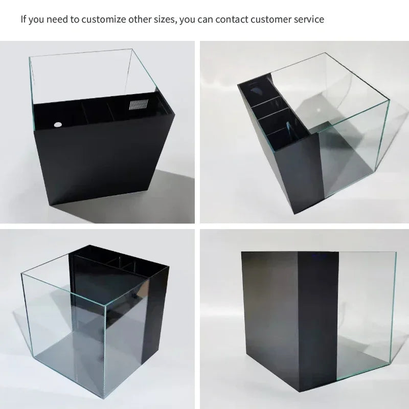 Custom fish tank HD clear glass marine tank Reef Aquarium salt water aquarium