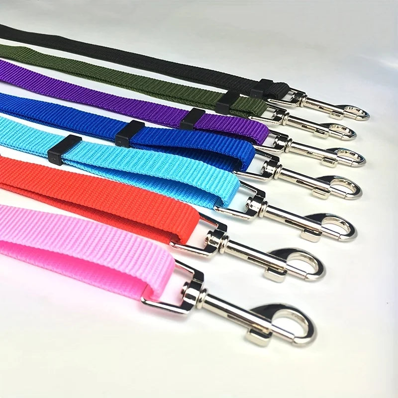 Ring Dog Car Seat Belt Durable Nylon Dog Seat Belt For Small Large Dogs Adjustable Lead Puppy Travel Car Safety Rope