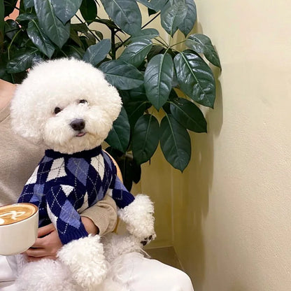Winter Dog Sweater Pet Dog Clothes Chihuahua French Bulldog Costume Cute Dog Jersey Cat Coat Dog Overalls Puppy Knitted Sweater