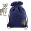 Dog Ashes Bag Keepsake Dog Ashes Kitten Pouch For Ashes Lightweight Cat Cremation Bag Small Drawstring Memorial Dog Pouches