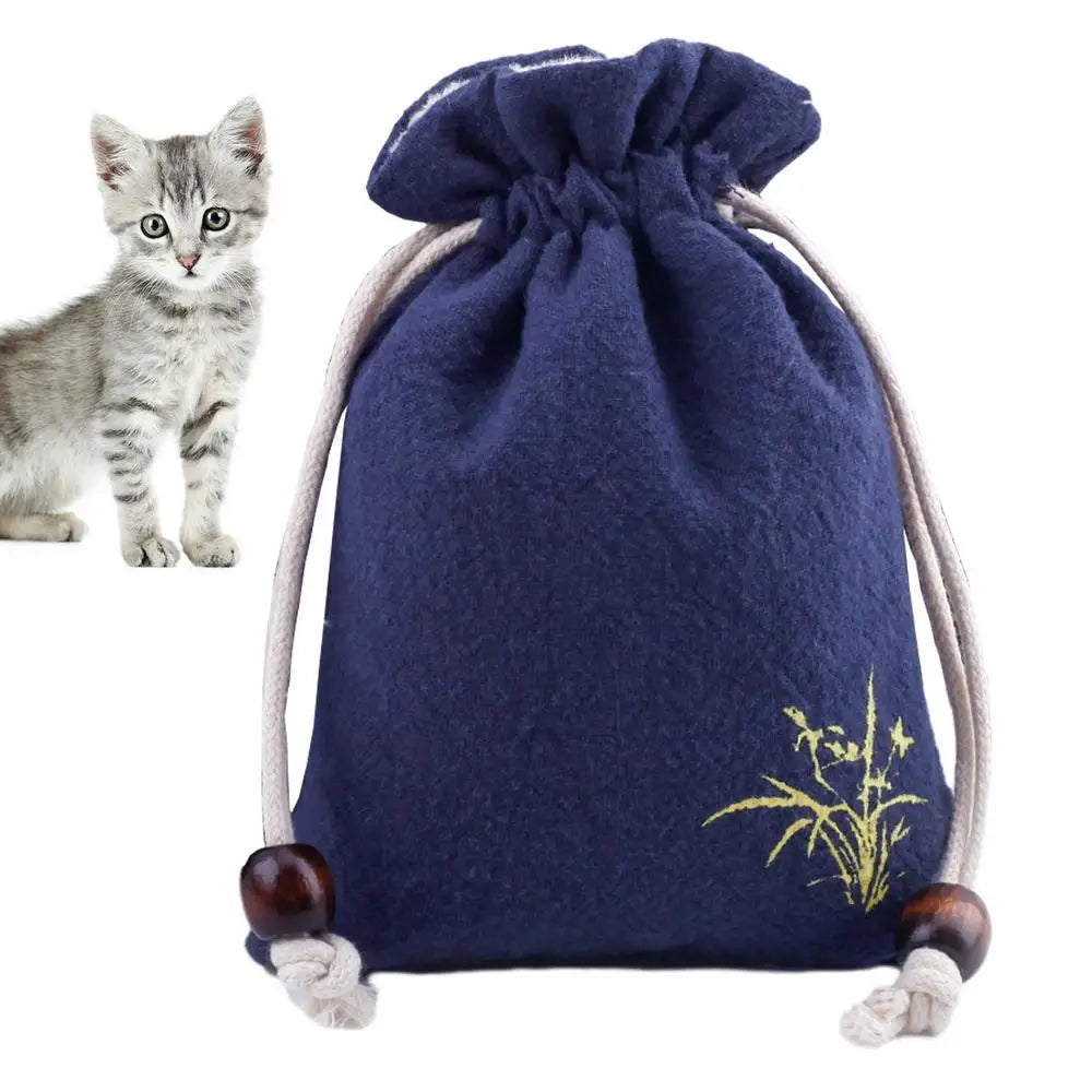 Dog Ashes Bag Keepsake Dog Ashes Kitten Pouch For Ashes Lightweight Cat Cremation Bag Small Drawstring Memorial Dog Pouches