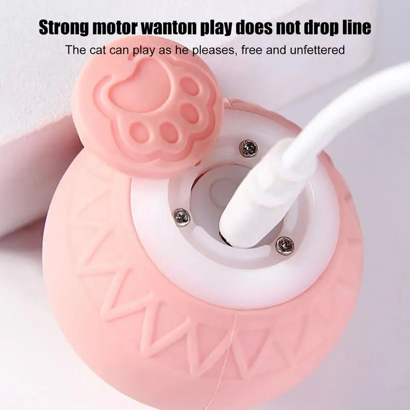 Cat Interactive Ball Intelligent Sensing Rolling Ball Toys Automatic Rolling Magic Ball Toy Rotating Ball Cat Game Accessories