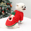 Christmas Dog Clothes Hoodie Pet Dog Sweater Flannel Antlers Scarf Winter Warm Small Dog Outfit Cat Hooded Clothing Costume Coat