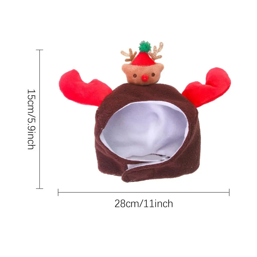 Dog Christmas Hat Cats Christmas Costume Breathable And Soft Christmas Dog Hat Costume For Small To Medium Pets Dogs Cats