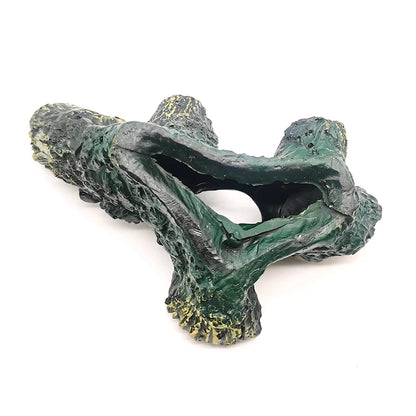 Artificial Aquarium Decoration Resin Tree Root Aquatic Fish Tank Ornament Decor Tree Hole Crystal Shrimp Dodge Breeding House