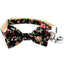 New Deign Floral Pet Dog Collars Adjustable Daisy Christmas Cosplay York Dog Necklace Cute Bow Tie Sphinx Cat Cute Neck Collars