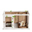 Household Small and Medium Dogs Teddy Pet Dog Fence Visual Cat Cage Dog Fence Indoor Panoramic Transparent Dog Cage