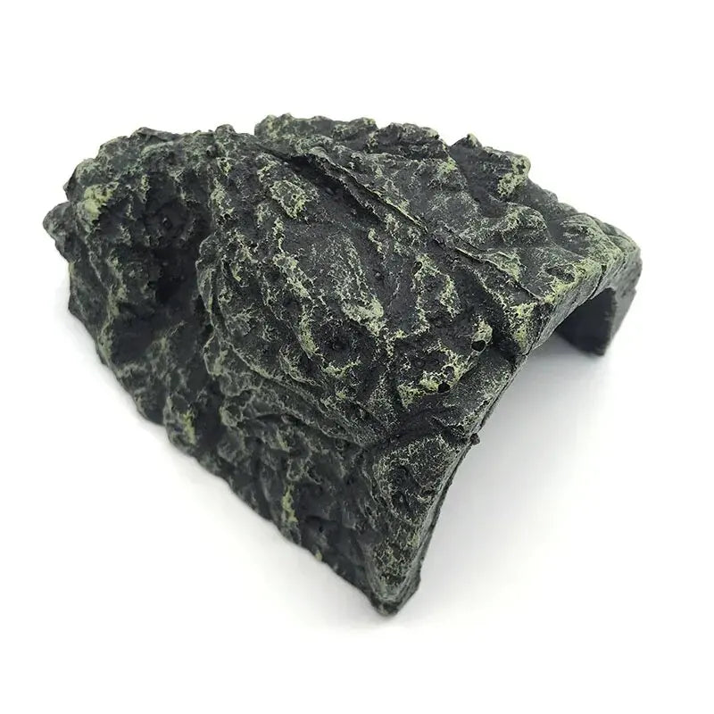 Resin Aquarium Decoration Resin Aquatic Fish Tank Ornament Decor Artificial Reptile Terrarium Turtle Shelter Cave Accessories