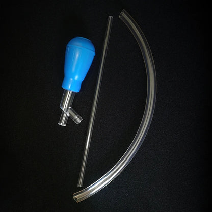 Aquarium Fish Tank Cleaning Tool Pipette Fish Tank Siphon Pump Water Changer Aquarium Accessories with Suction Defecation Tubes