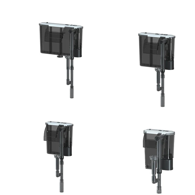 Thin External Hang On waterfall filter aquarium silent filter pump 220~240V interface filter water pump Three in one oxygen pump