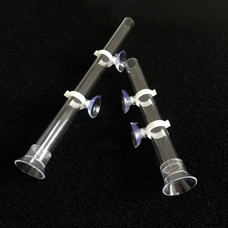 Acrylic Aquarium Feeder Tube Dish Transparent Fish Tank Shrimp Snail Shrimp Food Feeder Bowl Aquarium Feeding Accessories