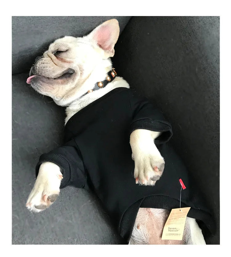 Pet Clothes  Dog Clothes Parent-child Wear Spring and Autumn Korean Version Printing Pure Cotton Two Colors Seven Sizes