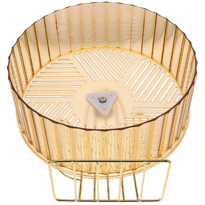 Wheel Hamster Silent Exercise Chinchilla Inch Quiet Running Rat Hedgehog Animal Wheels Saucer Toy Cage Exercising Gerbil Animals