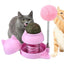 Catnip Ball for Cats Wall Rotatable Cat Licking Balls Edible and Healthy with Spring Ball Cat Licking Balls for Cats Catnip