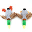 Dog Chew Toys Cute Plush Duck Sound Toy Stuffed Squeaky Animal Squeak Dog Toy Cleaning Tooth Dog Chew Rope Toys