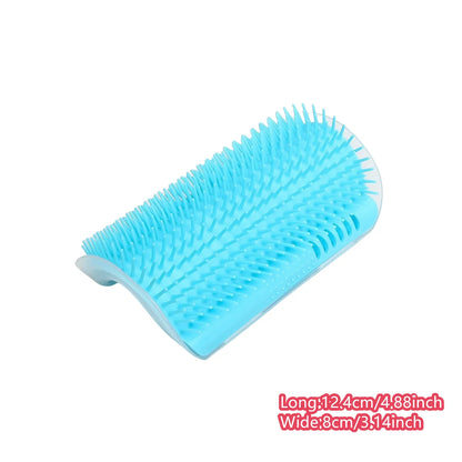 2/1PCS Pet Brush Comb Play Cat Toy Softer Cat Self Groomer Massage Comb with Catnip Face Scratcher for Kitten Puppy Cat Clean