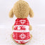 Christmas Dog Clothes Hoodie Pet Dog Sweater Flannel Antlers Scarf Winter Warm Small Dog Outfit Cat Hooded Clothing Costume Coat