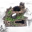 Artificial Aquarium Decoration Resin Tree Root Aquatic Fish Tank Ornament Decor Tree Hole Crystal Shrimp Dodge Breeding House