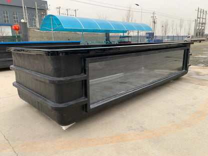 535 Gallon Fish Tank Side Drain All Black for Randy