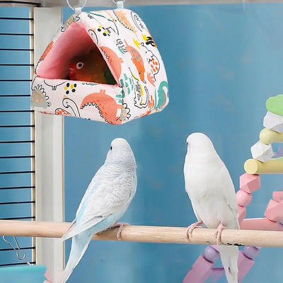 Parrot Bed Warm House Hideout Cushion Bed For Parrot Plush Cushion For Parrots Lovebirds Parakeets And Small And Medium Birds