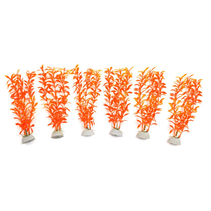 UXCELL 3/4/5/6/8/9 Pcs Artificial Aquarium Plants Grass Water Weeds Ornament Fish Tank Plant Flower Grass Decor Accessories