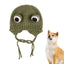 Dog Beanie Hat Windproof Medium Dog Warm Hat With Dreadlocks Dog Apparel For Outdoor Exercising Sleeping Walking Jogging
