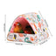 Parrot Warm Bed Warm House durable Hammock Hut Tent Bed Hanging Cave Plush Cushion For Lovebirds Parakeets Plush Cushion