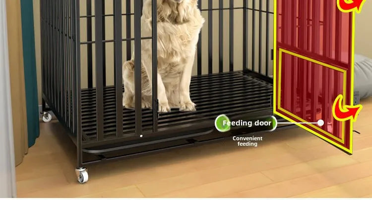 Dog cage Dog cage Large dog Strong mobile dog cage Horse dog Husky special dog cage Bold and thicker