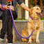 130cm Pet Dog Leash Double Row Adjustable Pet Collar Nylon Leash Double Colors Canvas For Medium Large Dogs Accessoires Hot-Sale